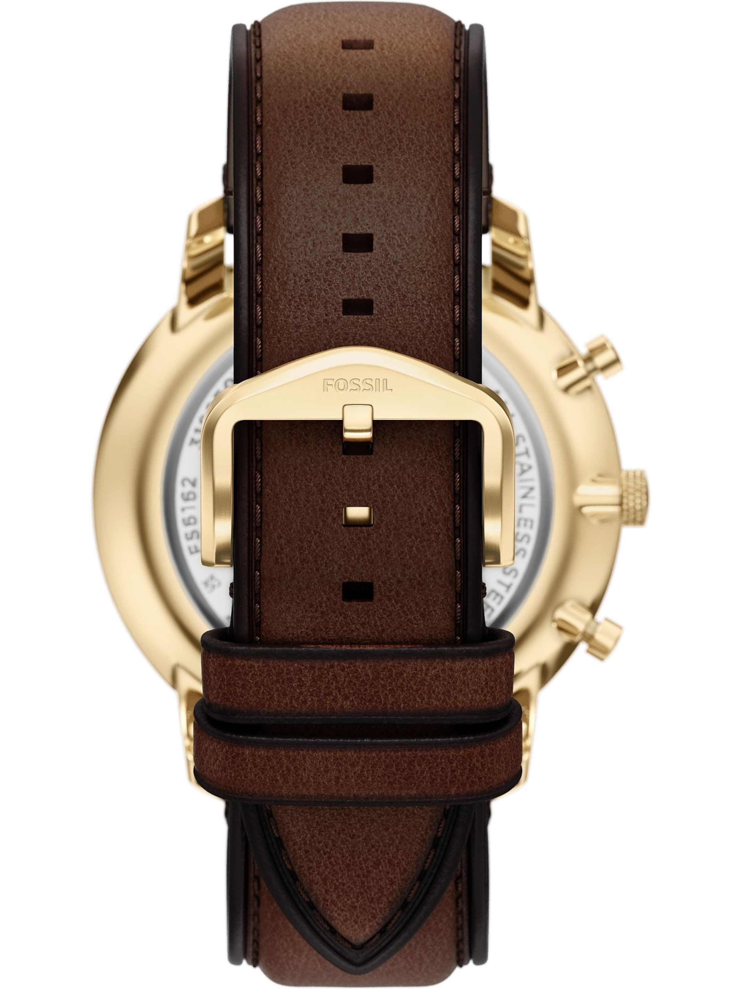 FOSSIL Analoguhr in Braun