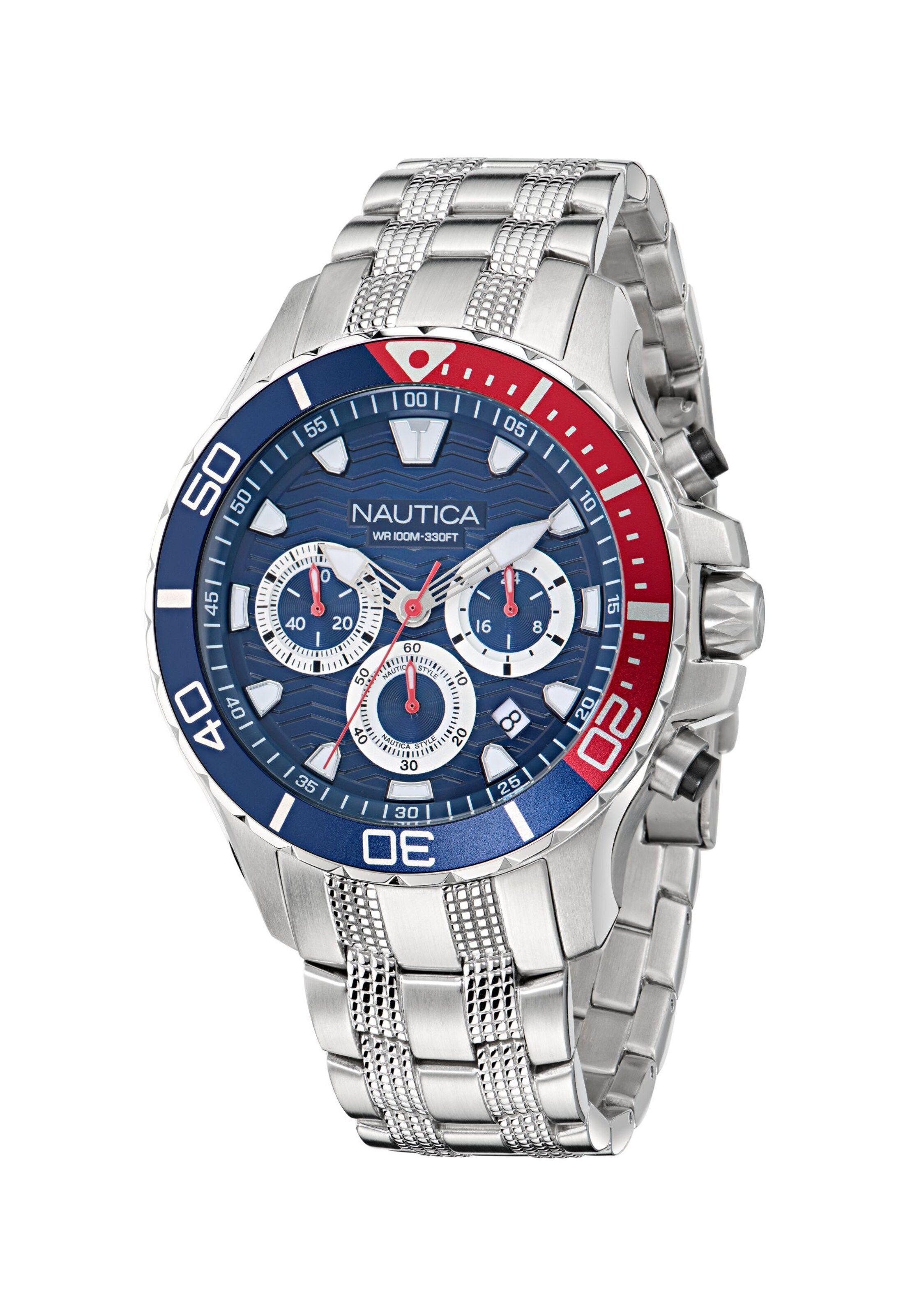 NAUTICA Analog Watch in Silver: front