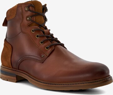 Dune LONDON - Botas com atacadores em castanho