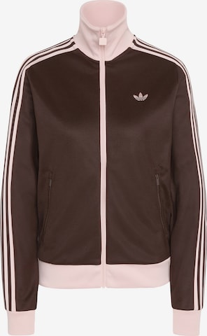 ADIDAS ORIGINALS Sweatvest 'Classic' in Bruin: voorkant