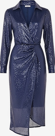 GODDIVA Kleid in Blau: Vorderseite