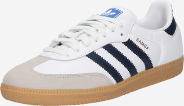 Baskets basses 'Samba' ADIDAS ORIGINALS en blanc : devant