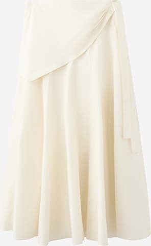 MANGO Sukňa 'Milos' - Biela: predná strana