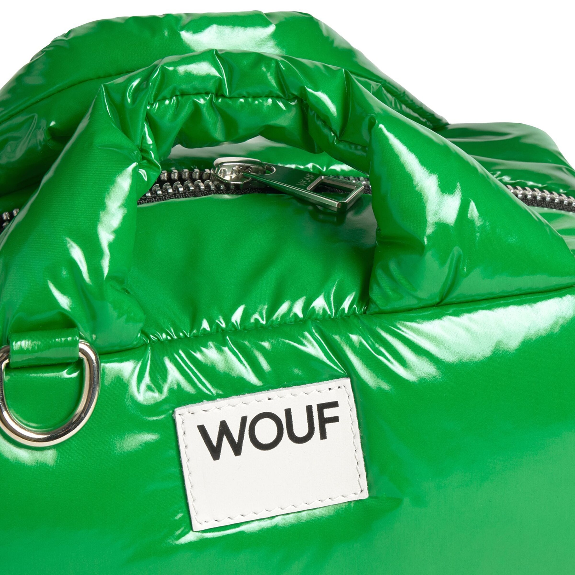 Wouf Handbag 'Glossy' in Green