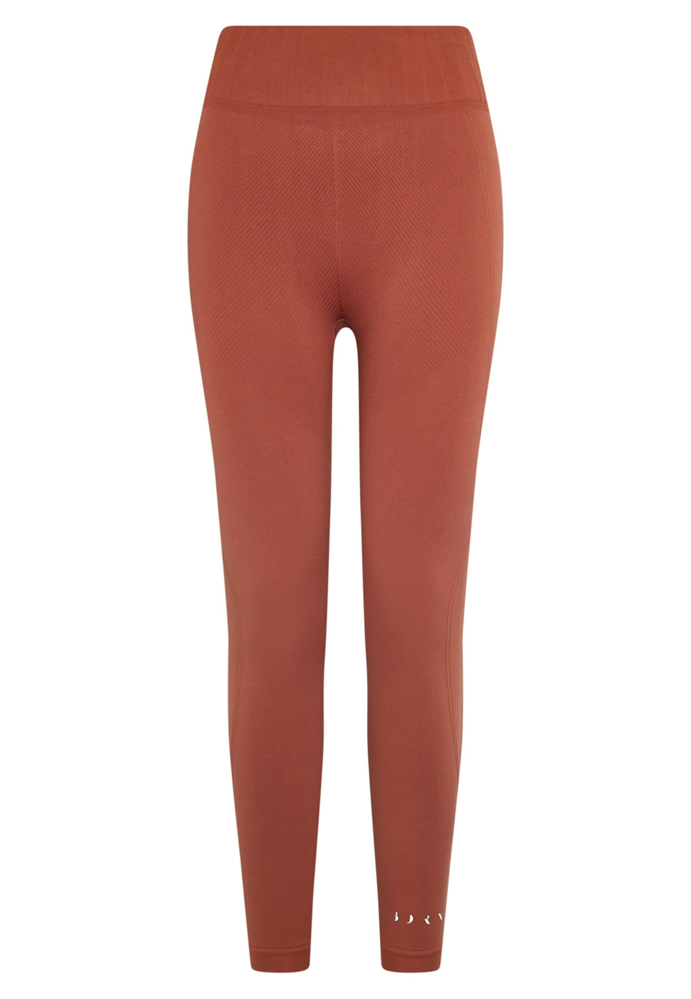 Born Living Yoga Skinny Leggings 'Annapurna' in Orange: Vorderseite