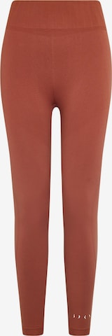 Born Living Yoga Skinny Leggings 'Annapurna' in Orange: front