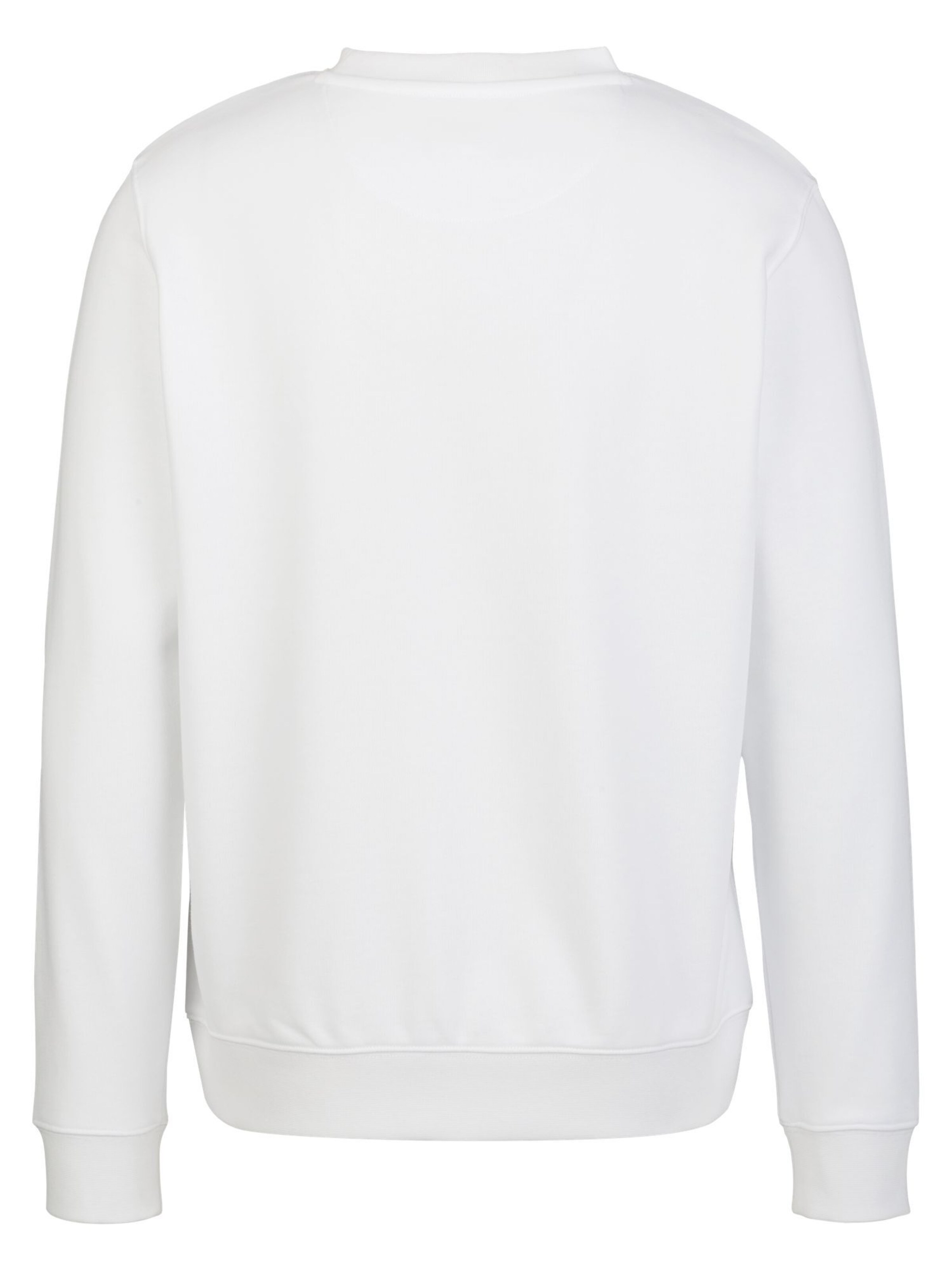 19V69 ITALIA Μπλούζα φούτερ 'Nico Bucket' σε λευκό