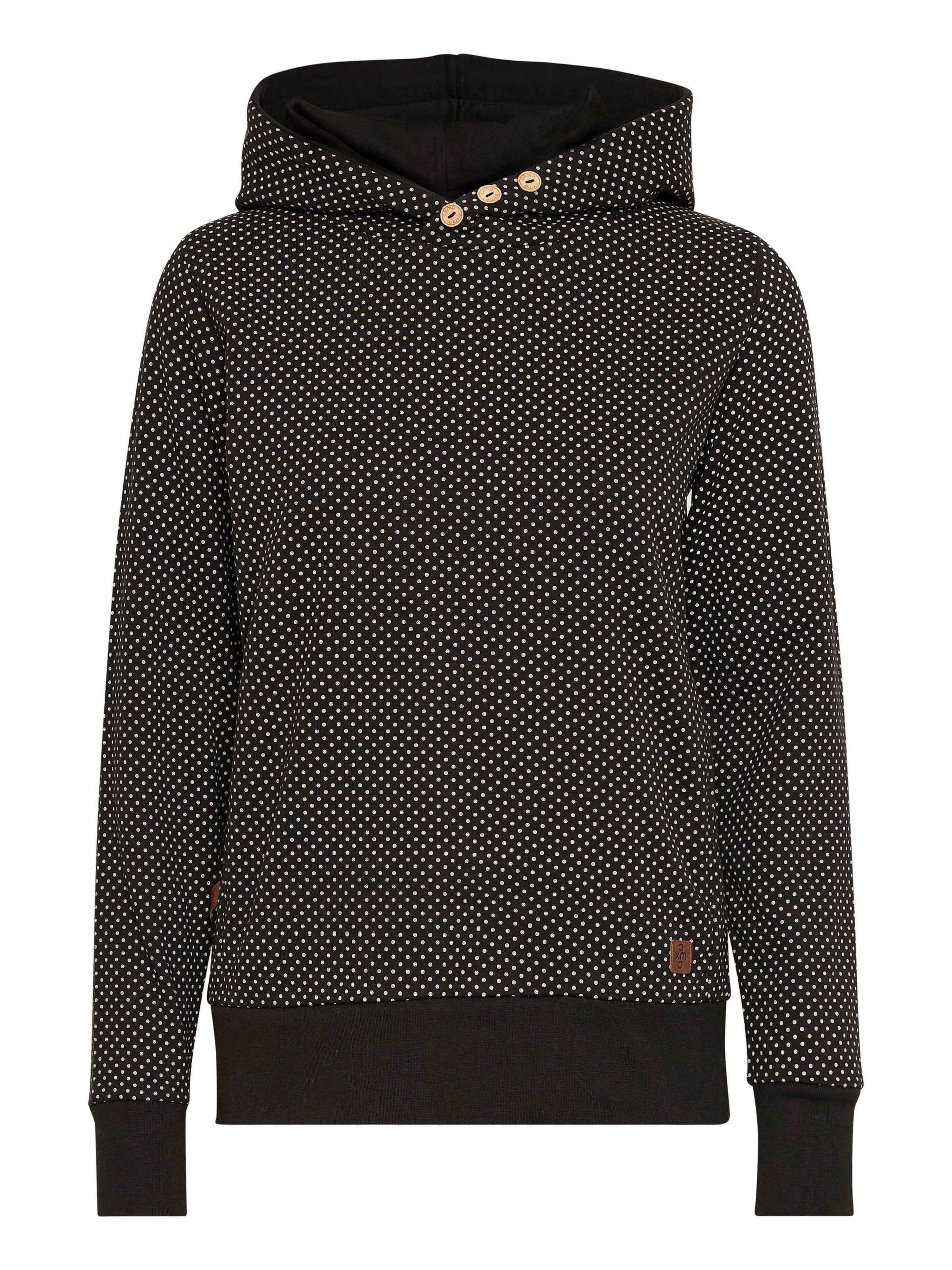 Sweat-shirt 'Vera ' Oxmo en noir : devant