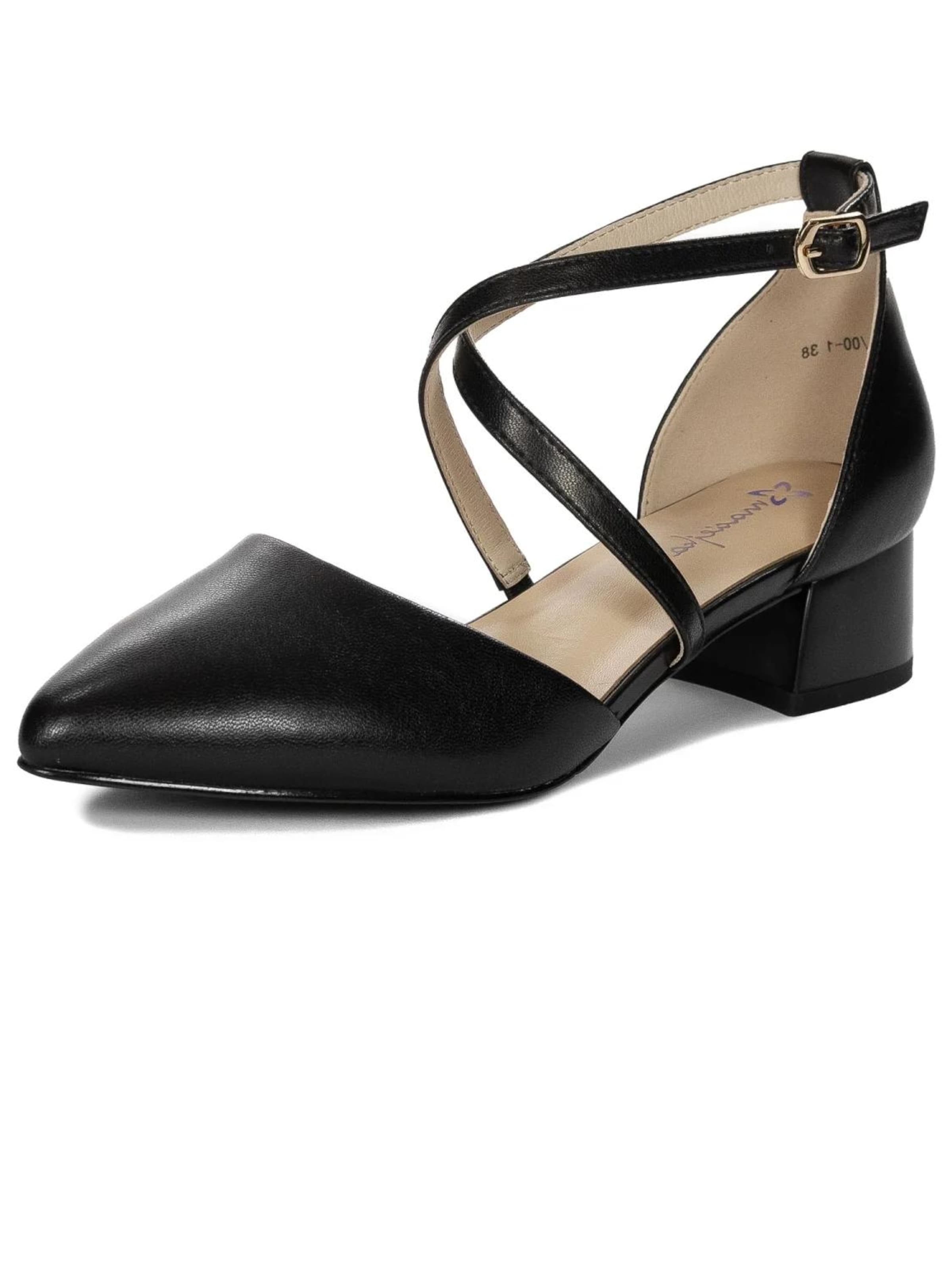 Maciejka Strap Sandals in Black: front