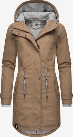 Peak Time Weatherproof jacket 'L60042' in Beige: front
