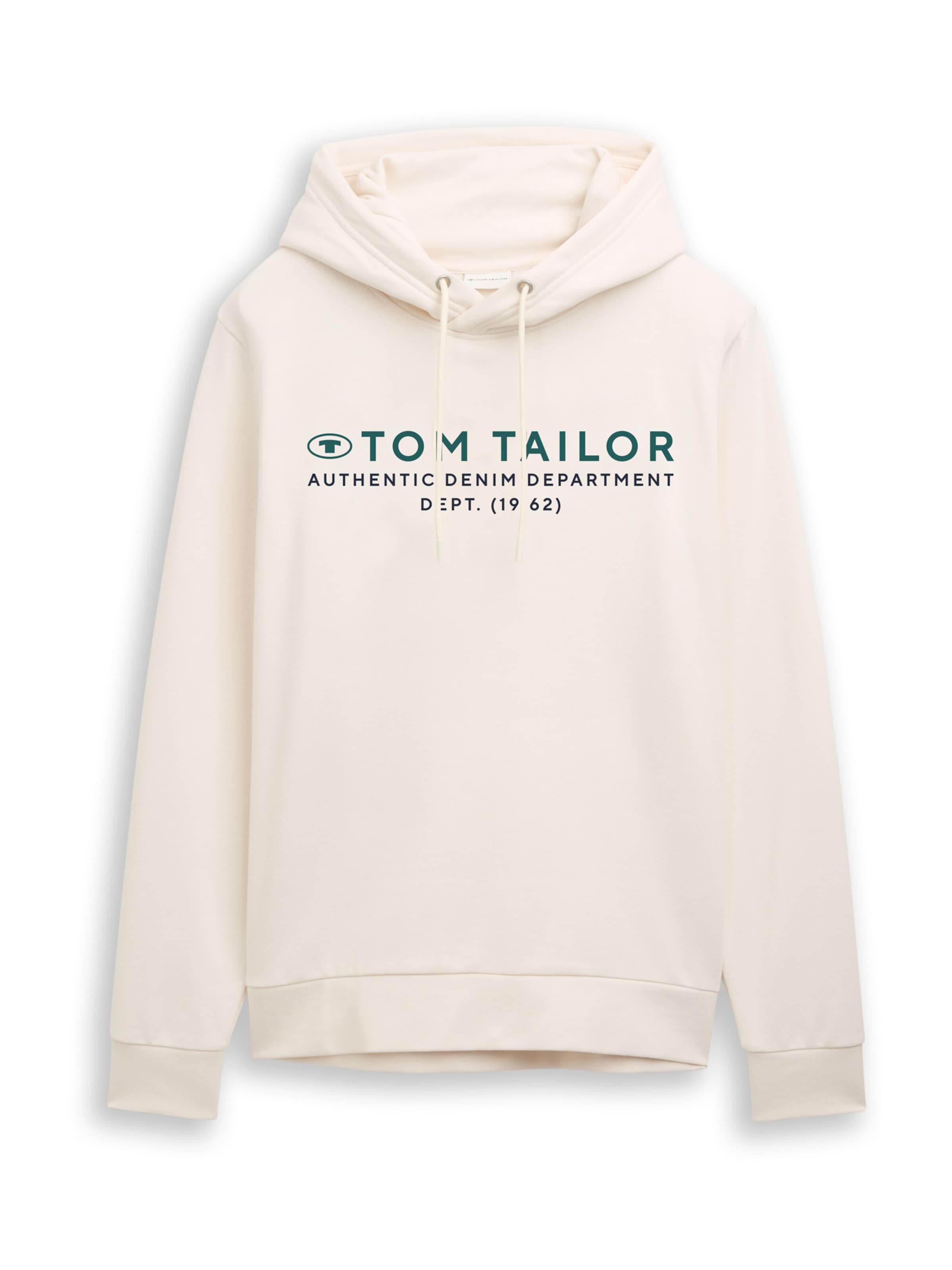 TOM TAILOR Mikina - Biela: predná strana