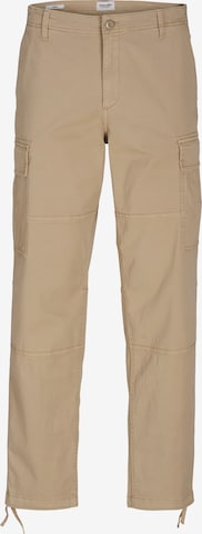 Pantalon cargo 'Karl Harlow' JACK & JONES en beige : devant