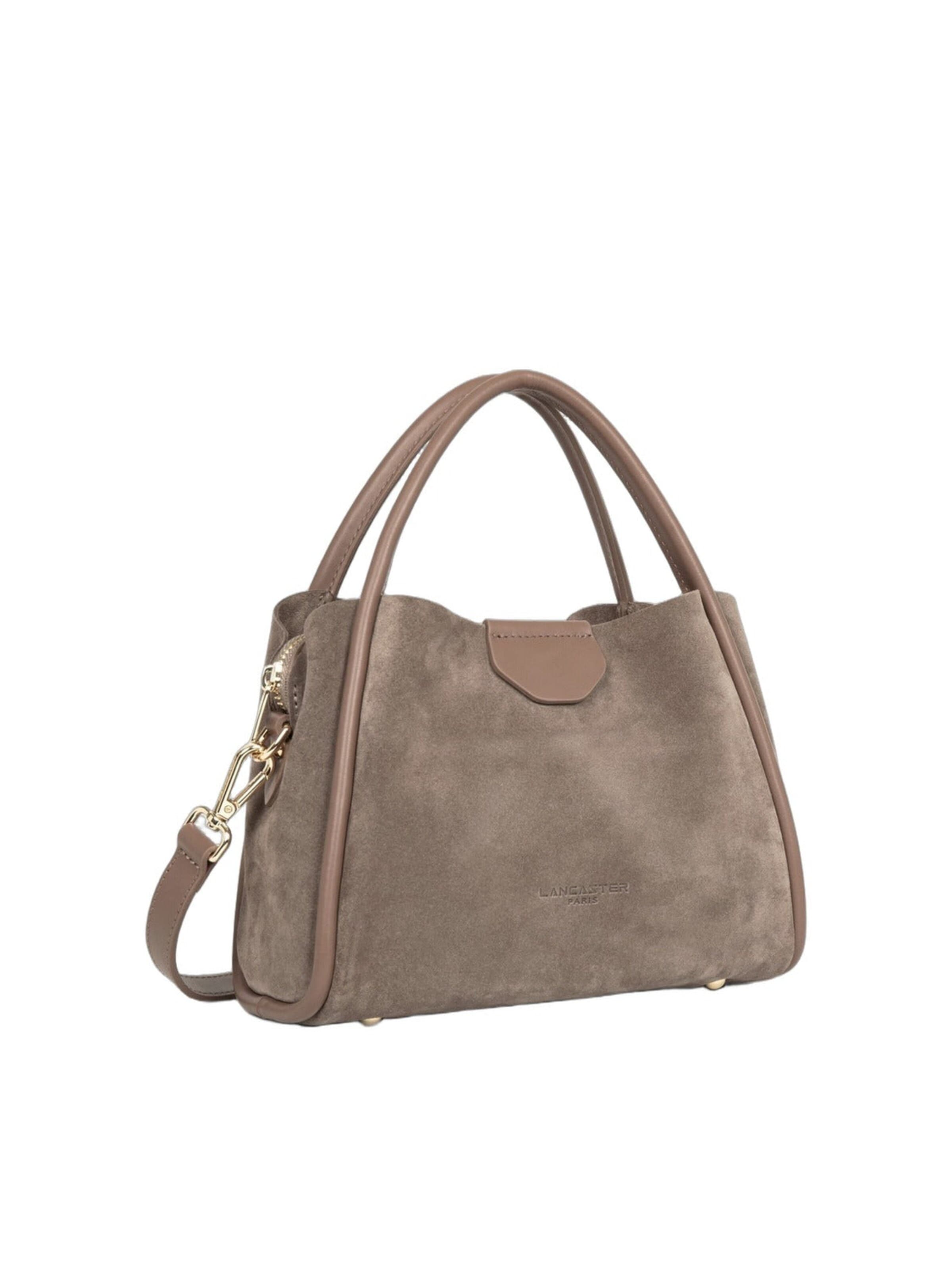 LANCASTER Paris Handbag 'Suède Ida' in Brown