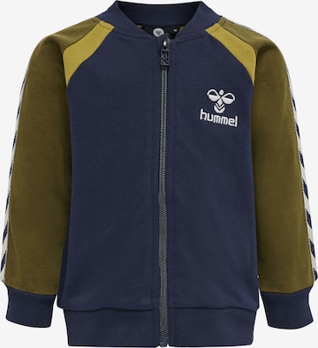 Hummel Sweatvest in Blauw: voorkant