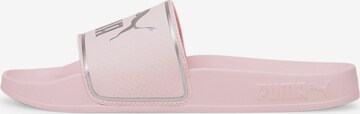 PUMA Strand-/badschoen in Roze: voorkant