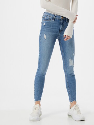 River Island Skinny Fit Дънки 'Molly' в синьо: отпред