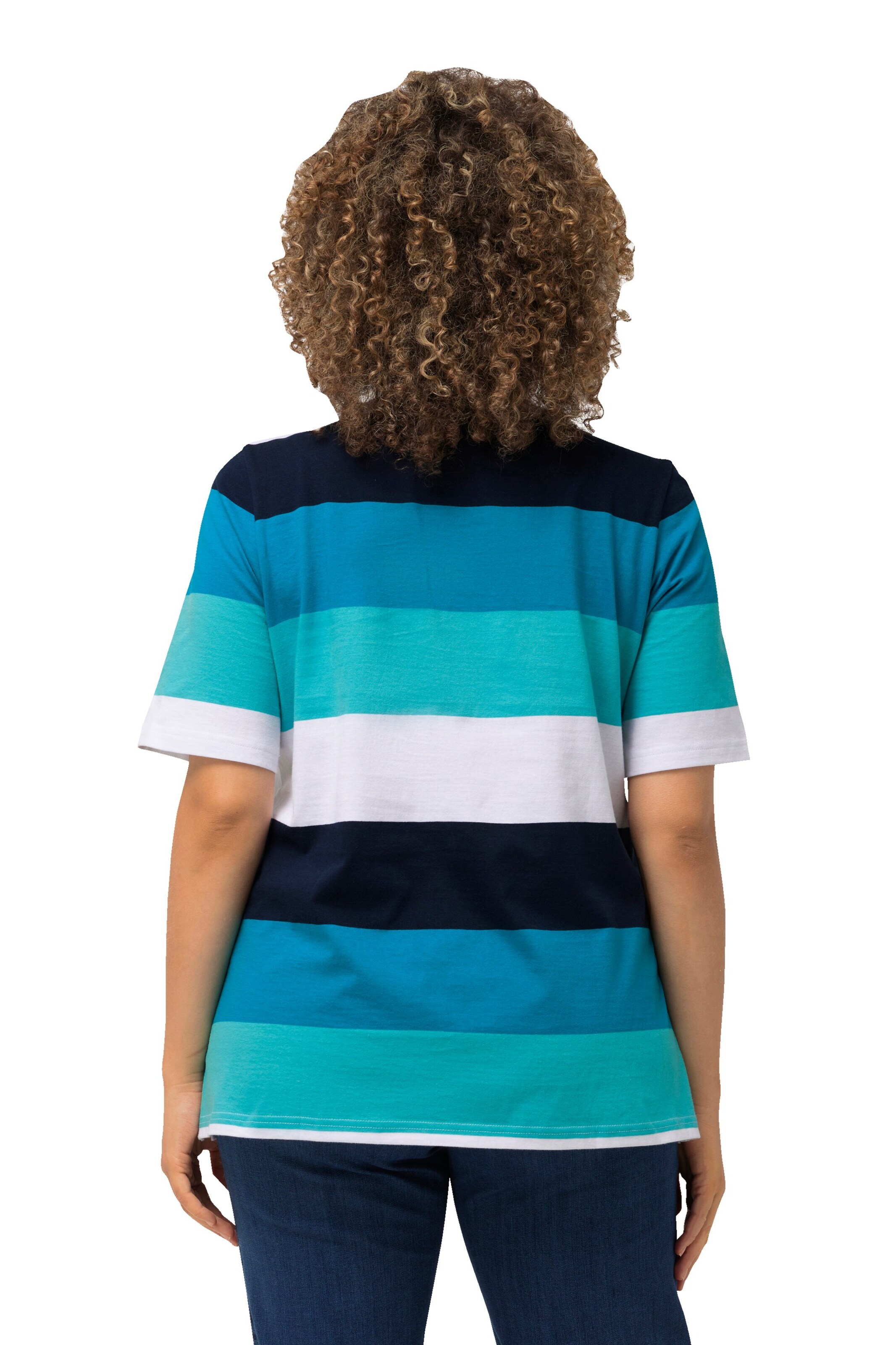 T-shirt Ulla Popken en bleu