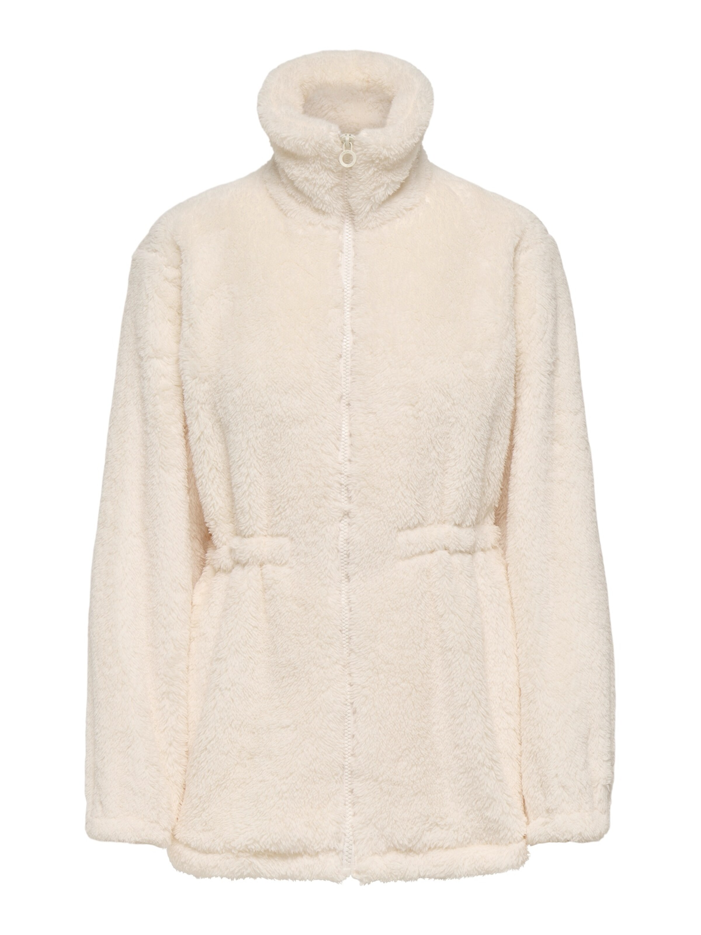 Giacca di pile 'ONLCONTACT' di ONLY in bianco: frontale