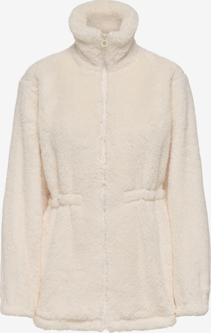 Giacca di pile 'ONLCONTACT' di ONLY in bianco: frontale