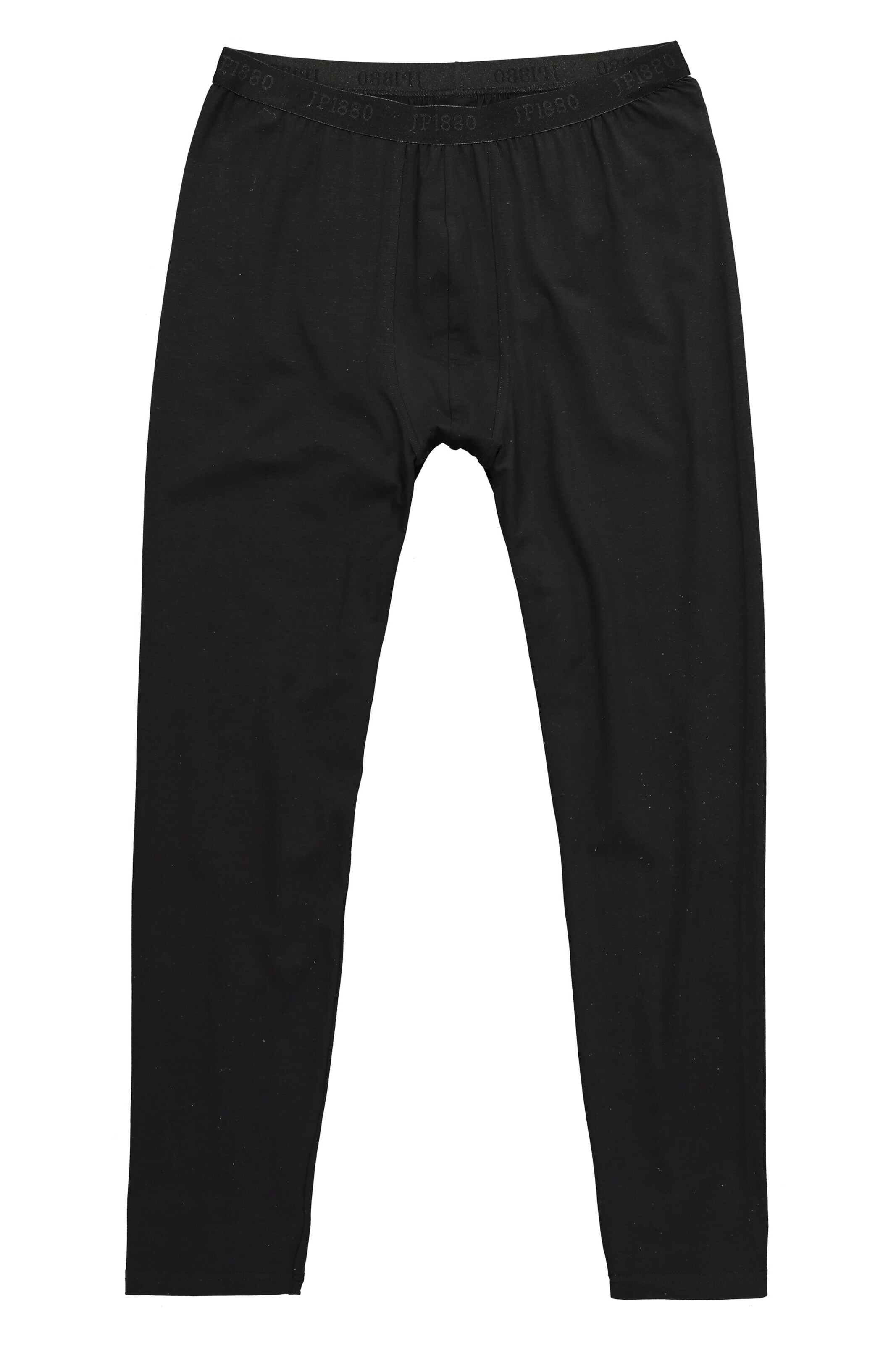 JP1880 Lange Unterhose in Schwarz: Vorderseite