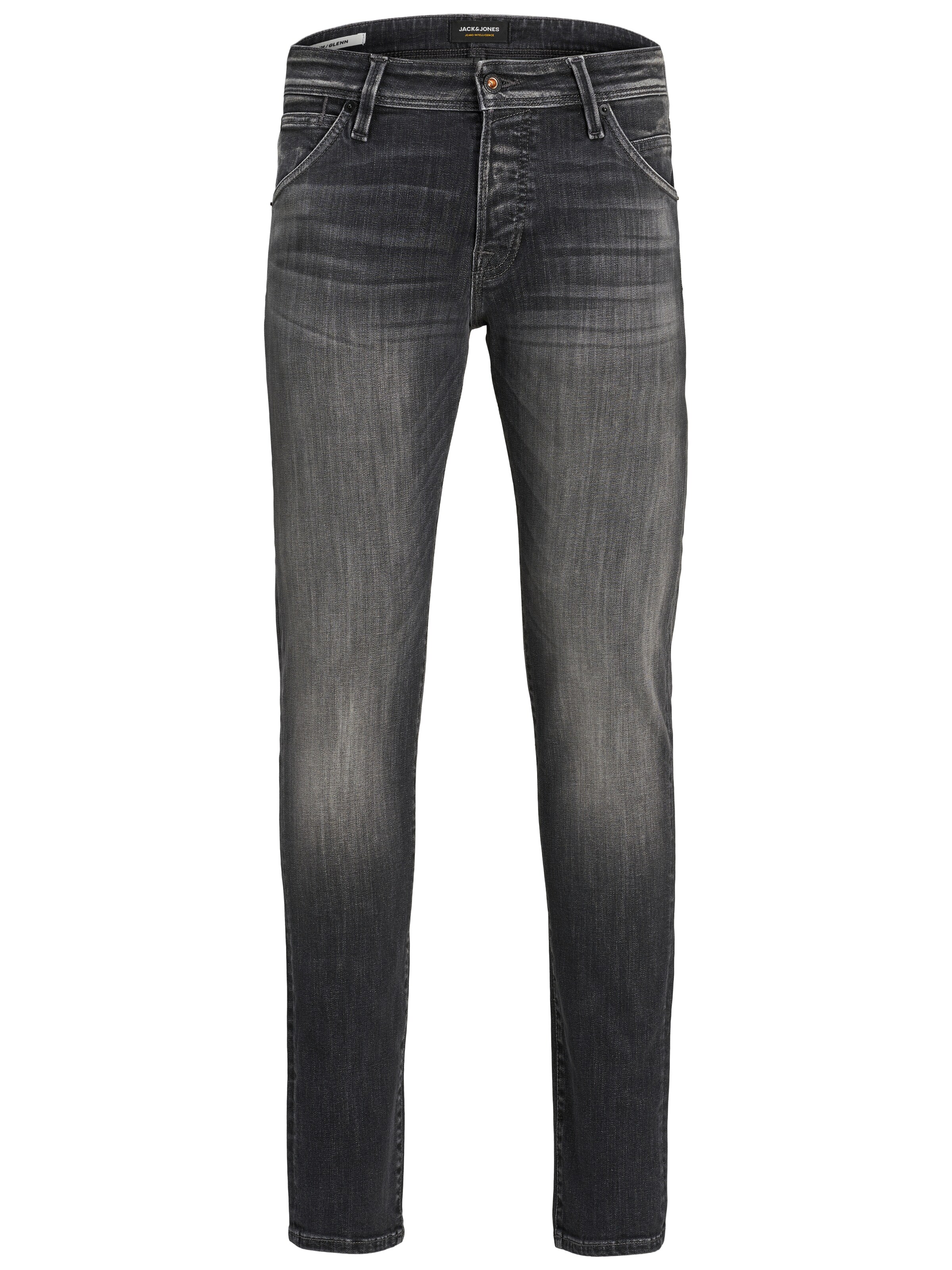 JACK & JONES Slim fit Jeans 'Glenn' in Black: front