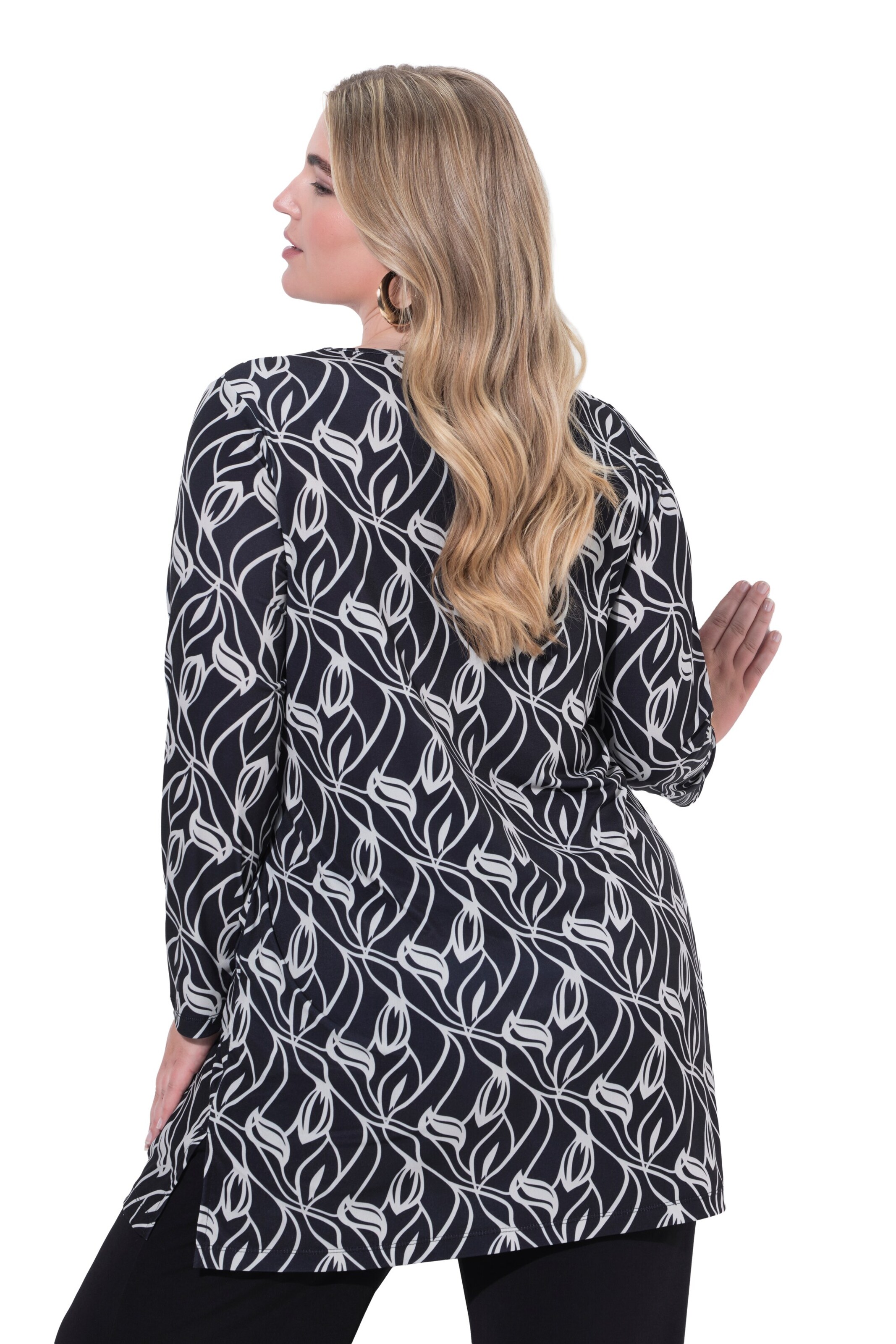 Ulla Popken Shirt in Zwart