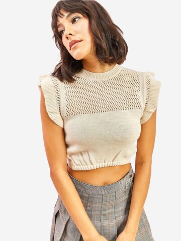 Camicia da donna di Bianco Lucci in bianco: frontale