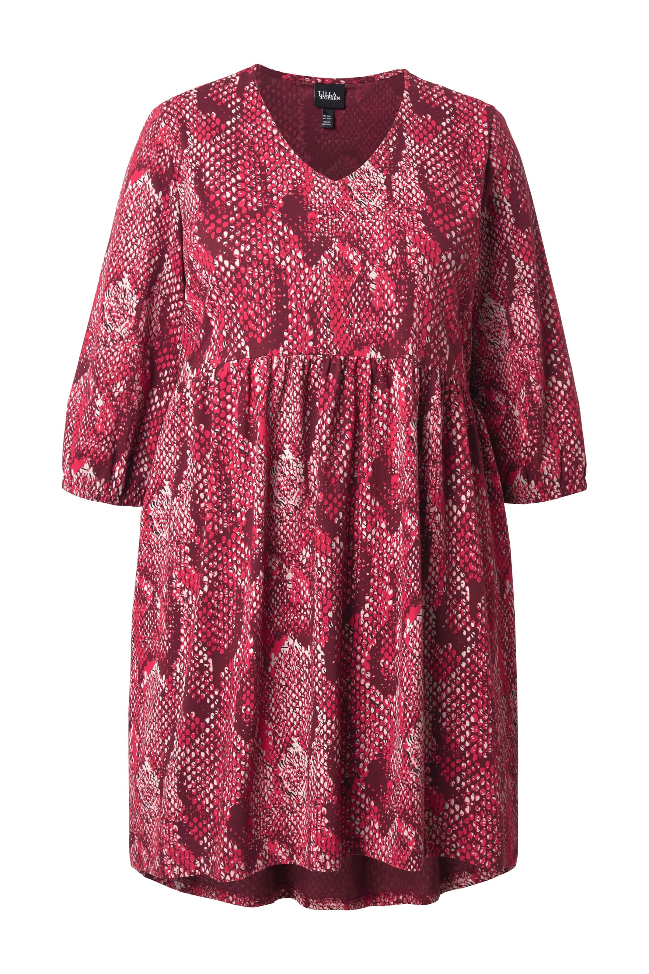 Robe Ulla Popken en rose : devant