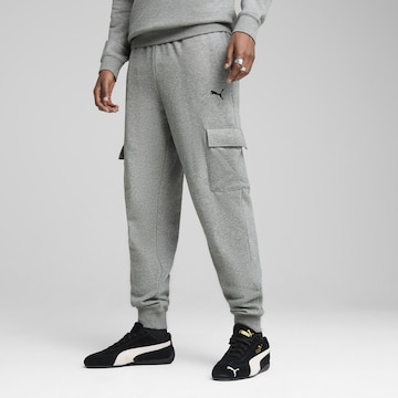 PUMA Tapered Sports trousers 'Essentials' in Grey