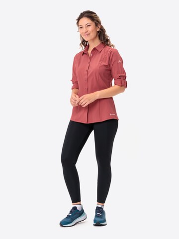 VAUDE Multifunctionele blouse 'Farley' in Rood