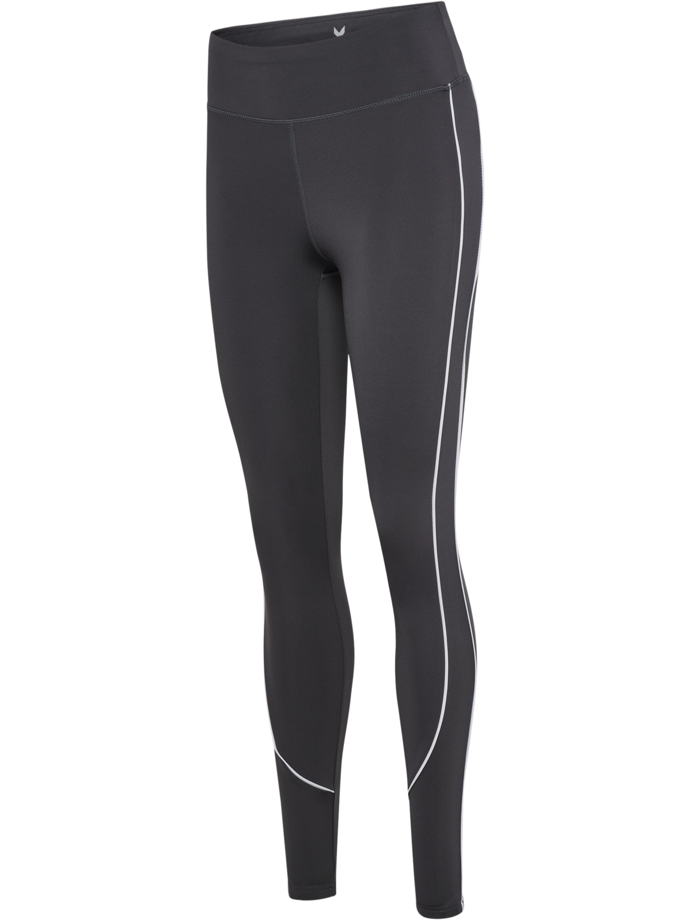 Hummel Skinny Workout Pants 'Pulse Piping' in Grey