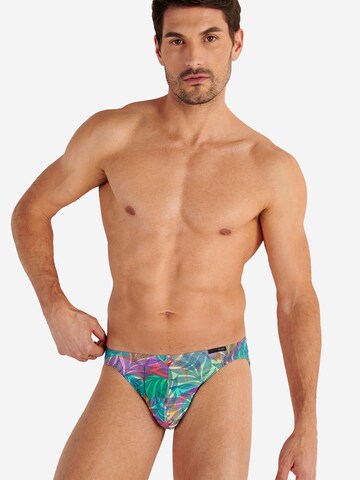 HOM Slip ' Funky Styles ' in Blauw: voorkant