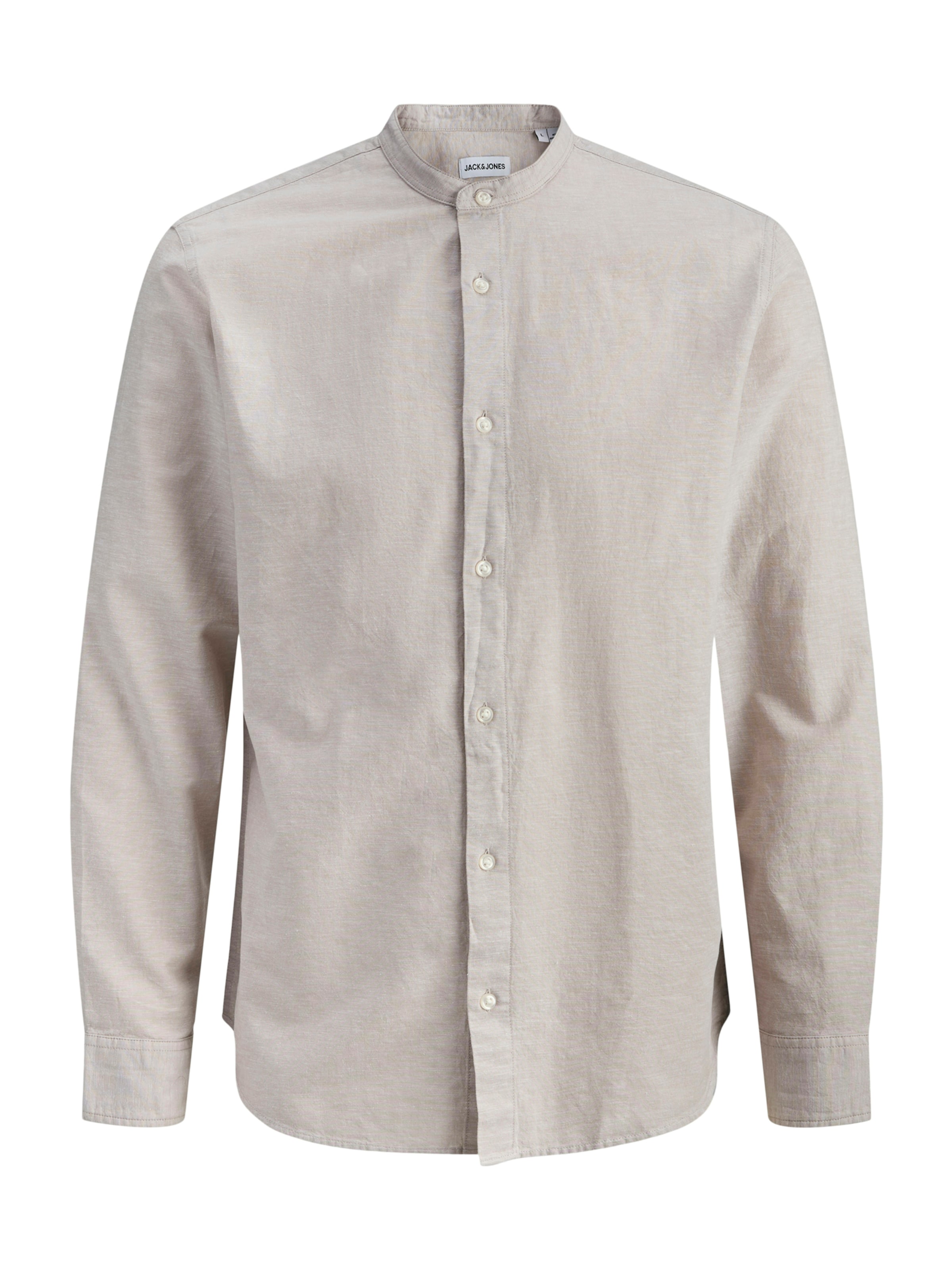 Coupe regular Chemise 'JJEBREEZE' Jack & Jones Plus en beige : devant