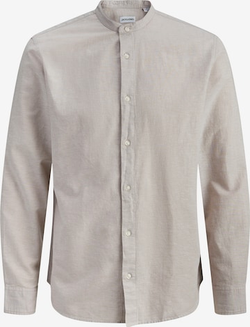 Coupe regular Chemise 'JJEBREEZE' Jack & Jones Plus en beige : devant
