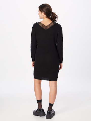 VILA Knitted dress 'Glacy' in Black