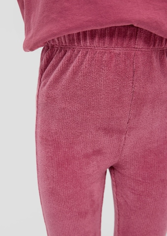 Flared Leggings di s.Oliver in rosa