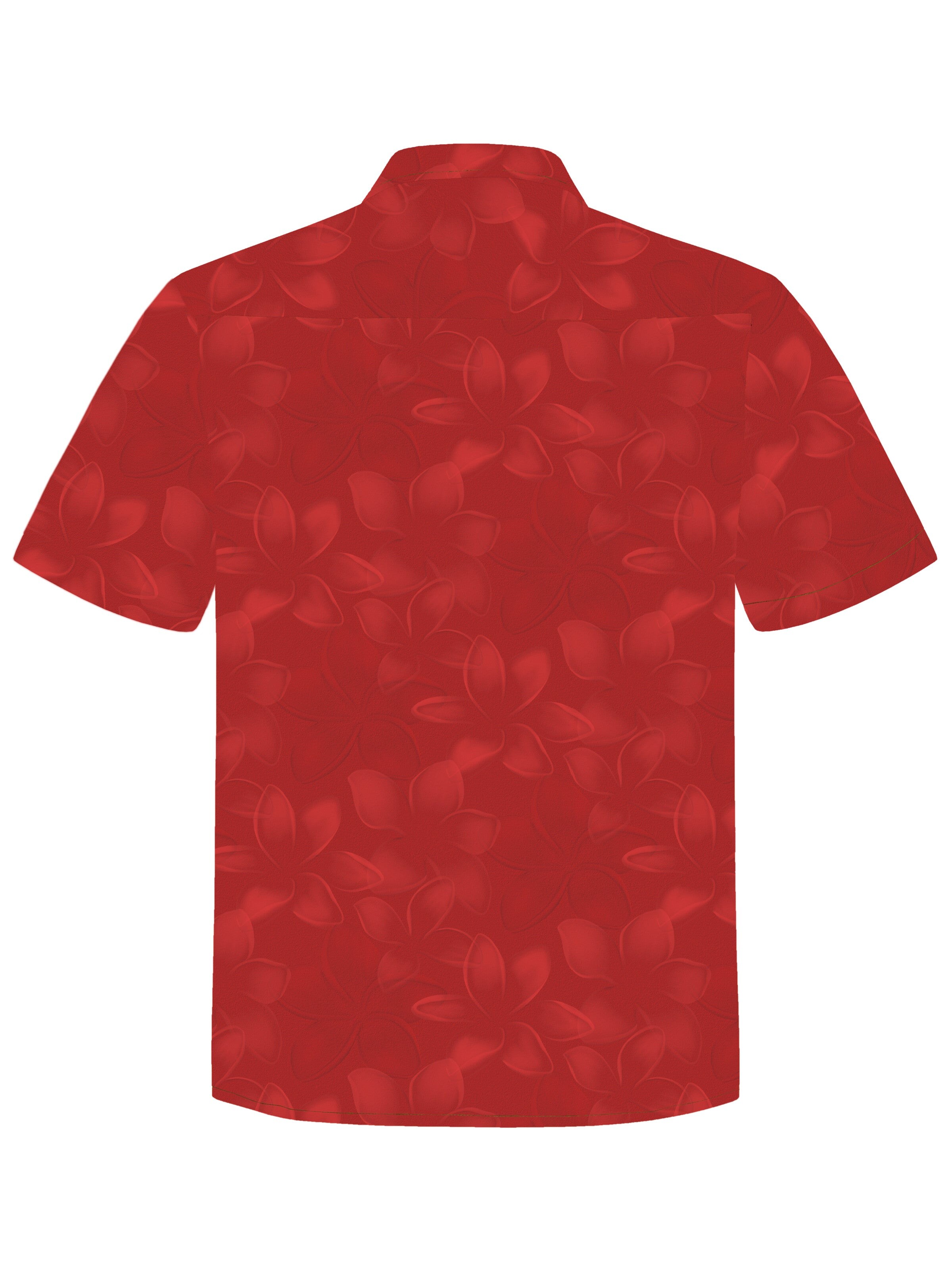 Hawaiihemdshop.de Regularny krój Koszula 'Hawaiihemd Red Elegance' w kolorze czerwony