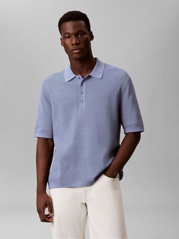 Calvin Klein Jeans Trui in Blauw: voorkant