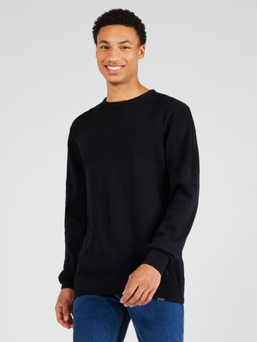 Pull-over Jack's en noir : devant