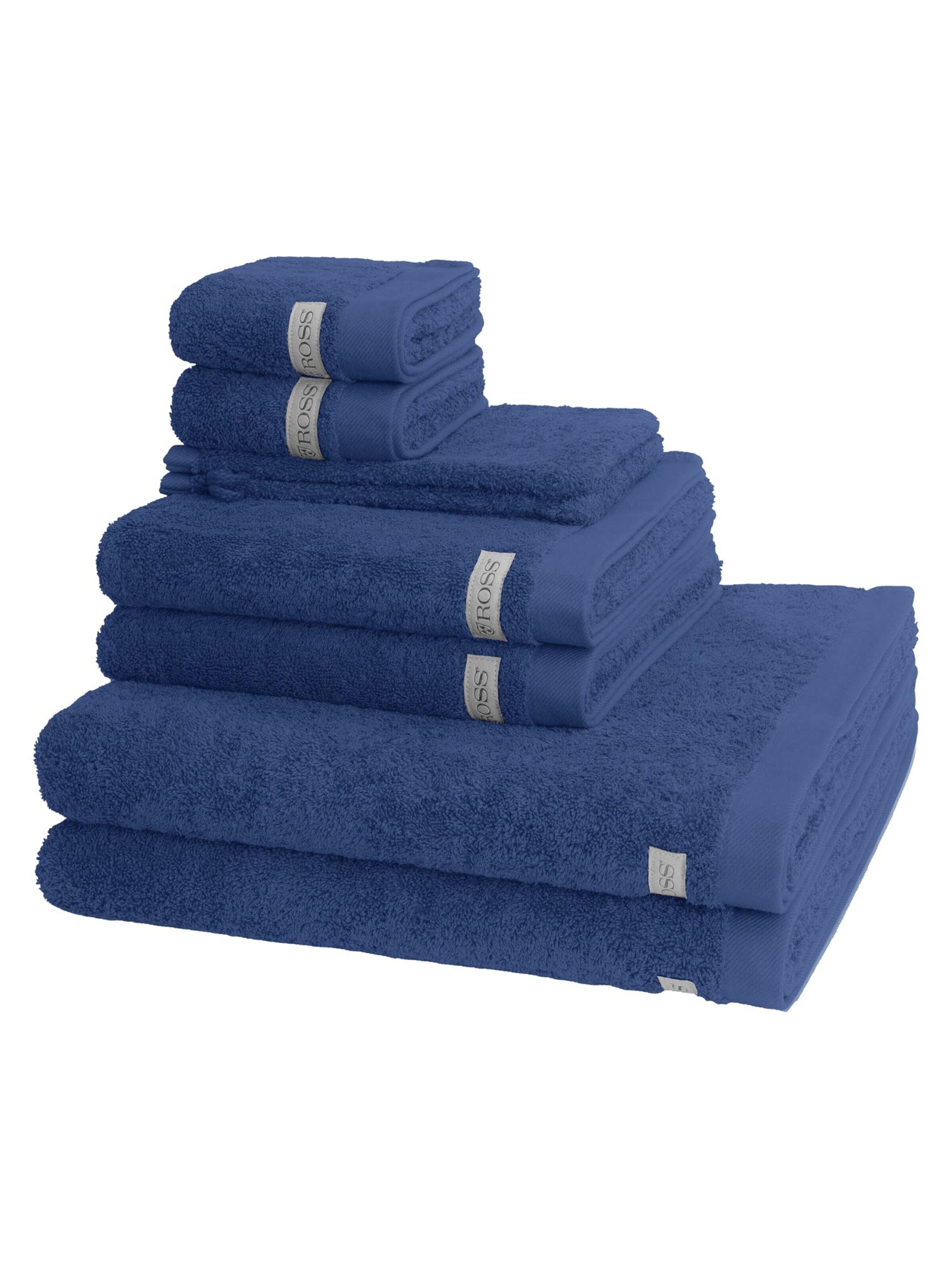 ROSS Handtuch 'Sinfonie'‌‌‌‌‌‌ in Blau: Vorderseite