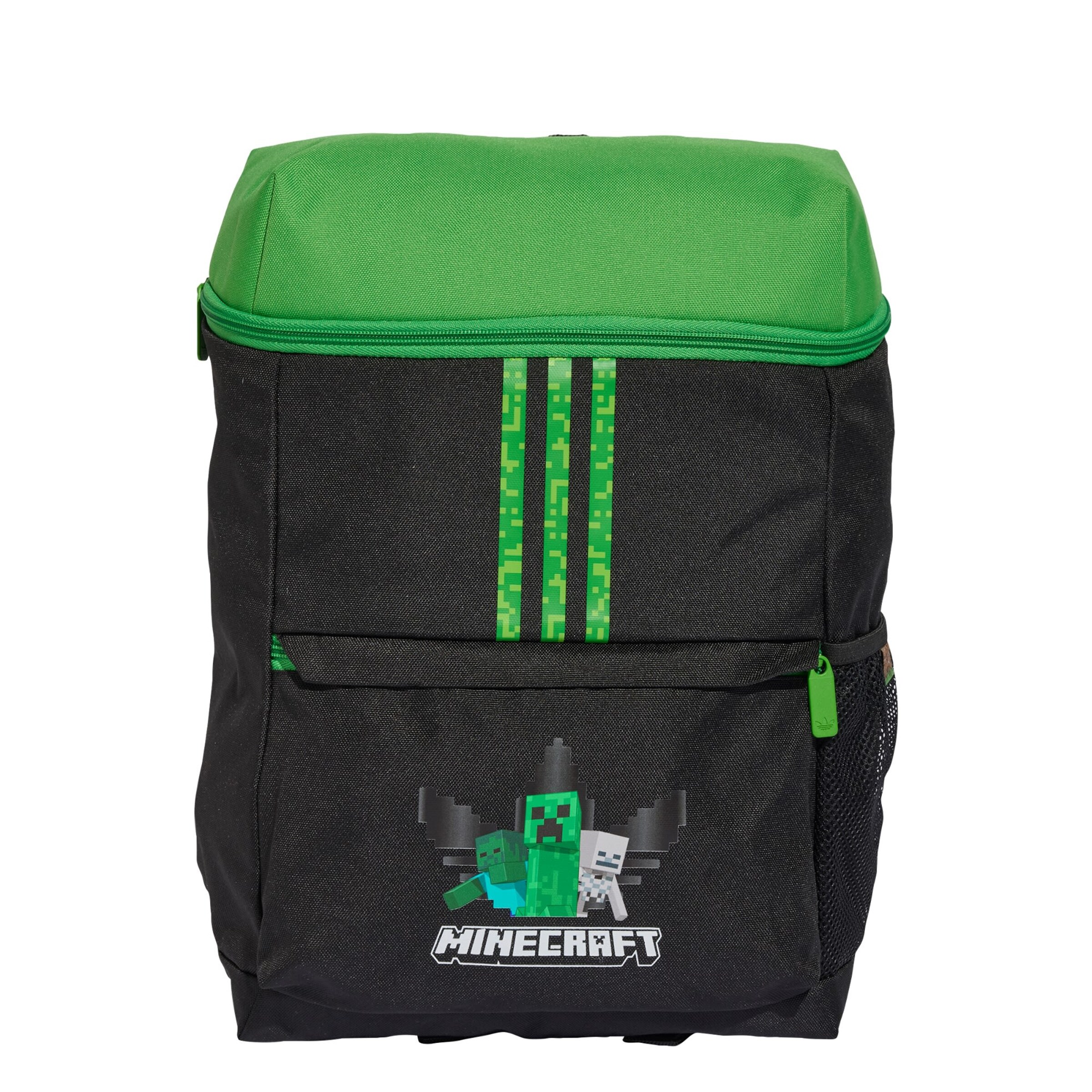 Sac à dos 'Originals x Minecraft' ADIDAS ORIGINALS en noir : devant
