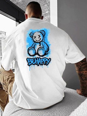 RMK Shirt 'Crazy Bär' in White