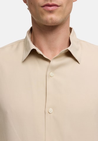 Coupe regular Chemise 'Eckdahl' Kronstadt en marron