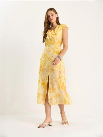 Bianco Lucci Kleid in Gelb