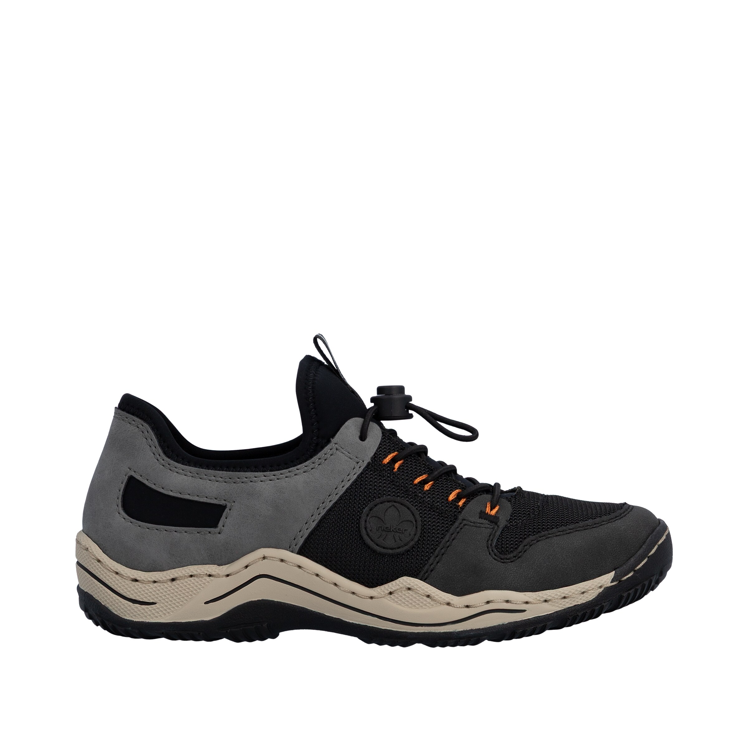 Rieker Athletic Lace-Up Shoes in Black