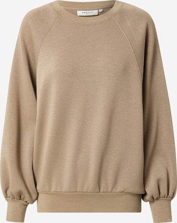 MSCH COPENHAGEN Sweatshirt 'BIANNA' in Brown: front