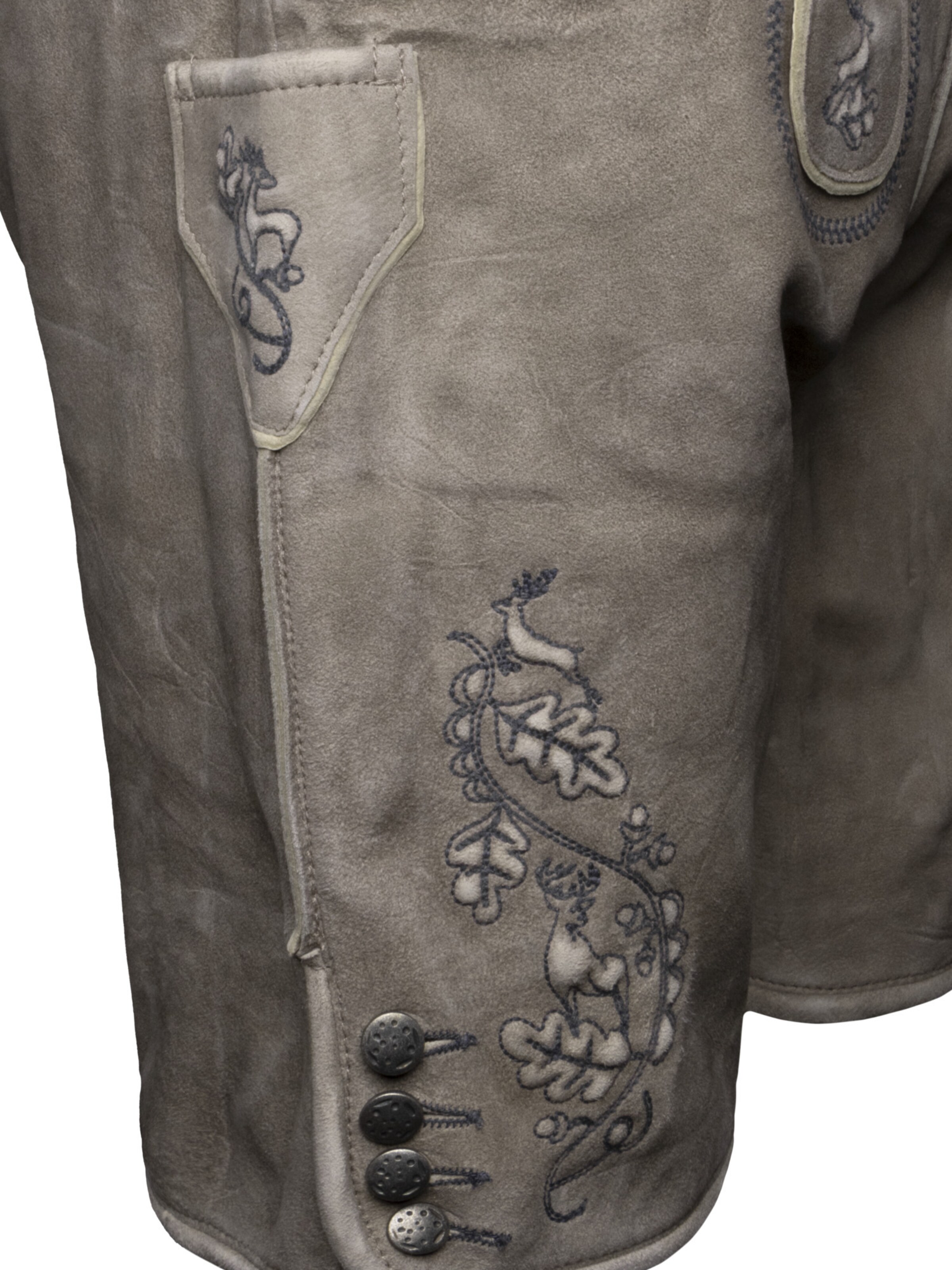 Krüger Buam Regular Traditional pants 'Anakin' in Grey