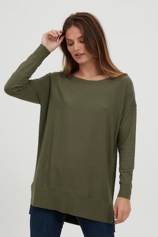 Fransa Sweater 'FRBEMELANGE' in Green: front