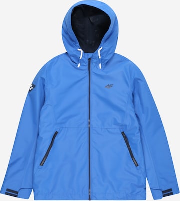 4F Športna jakna | modra barva: sprednja stran