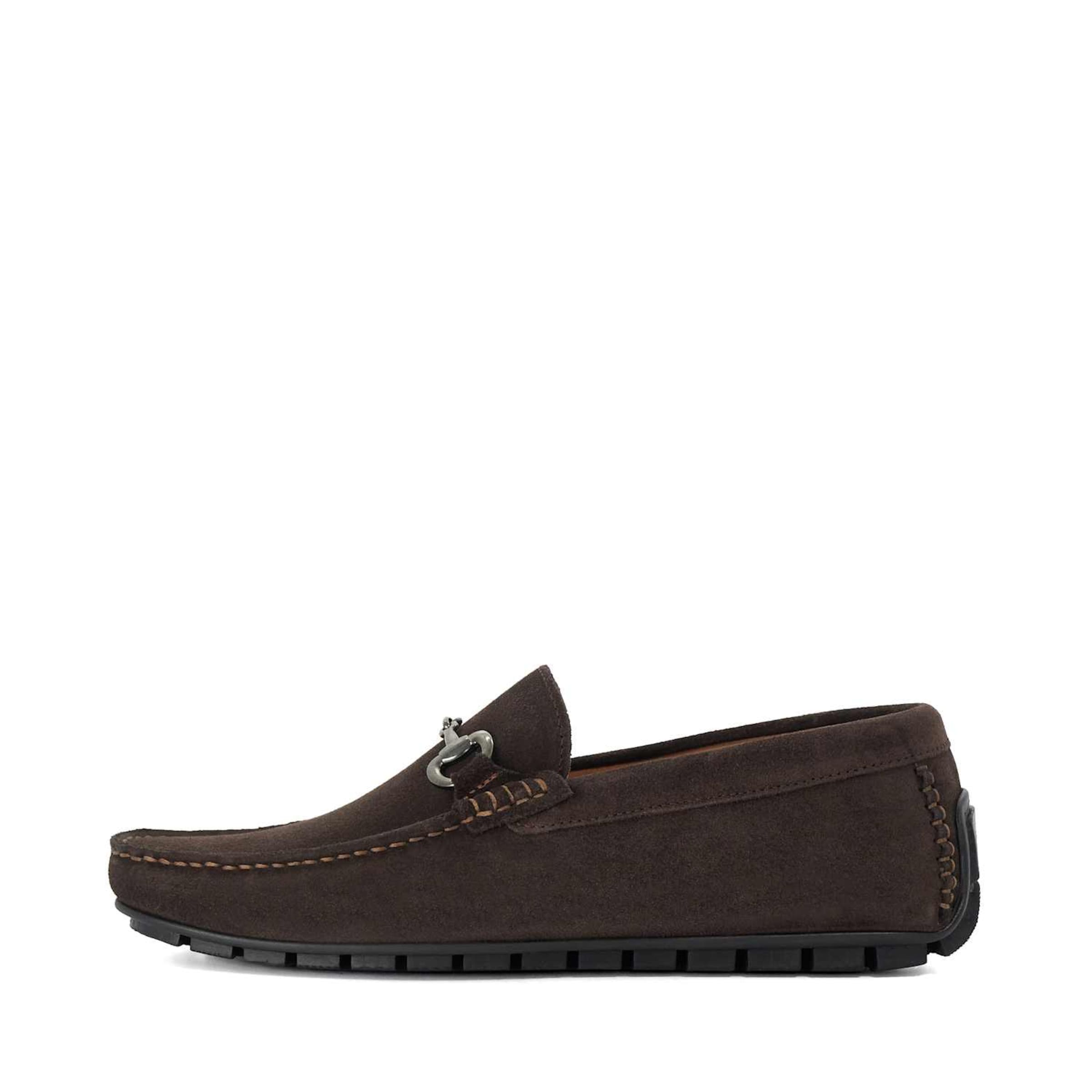 Dune LONDON Mocassins in Bruin: voorkant